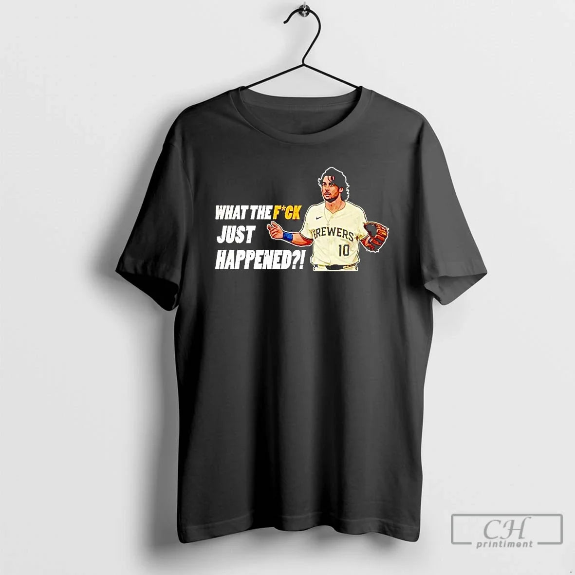Classic Sal Frelick What The Fuck Just Happened Milwaukee Brewers T Shirts