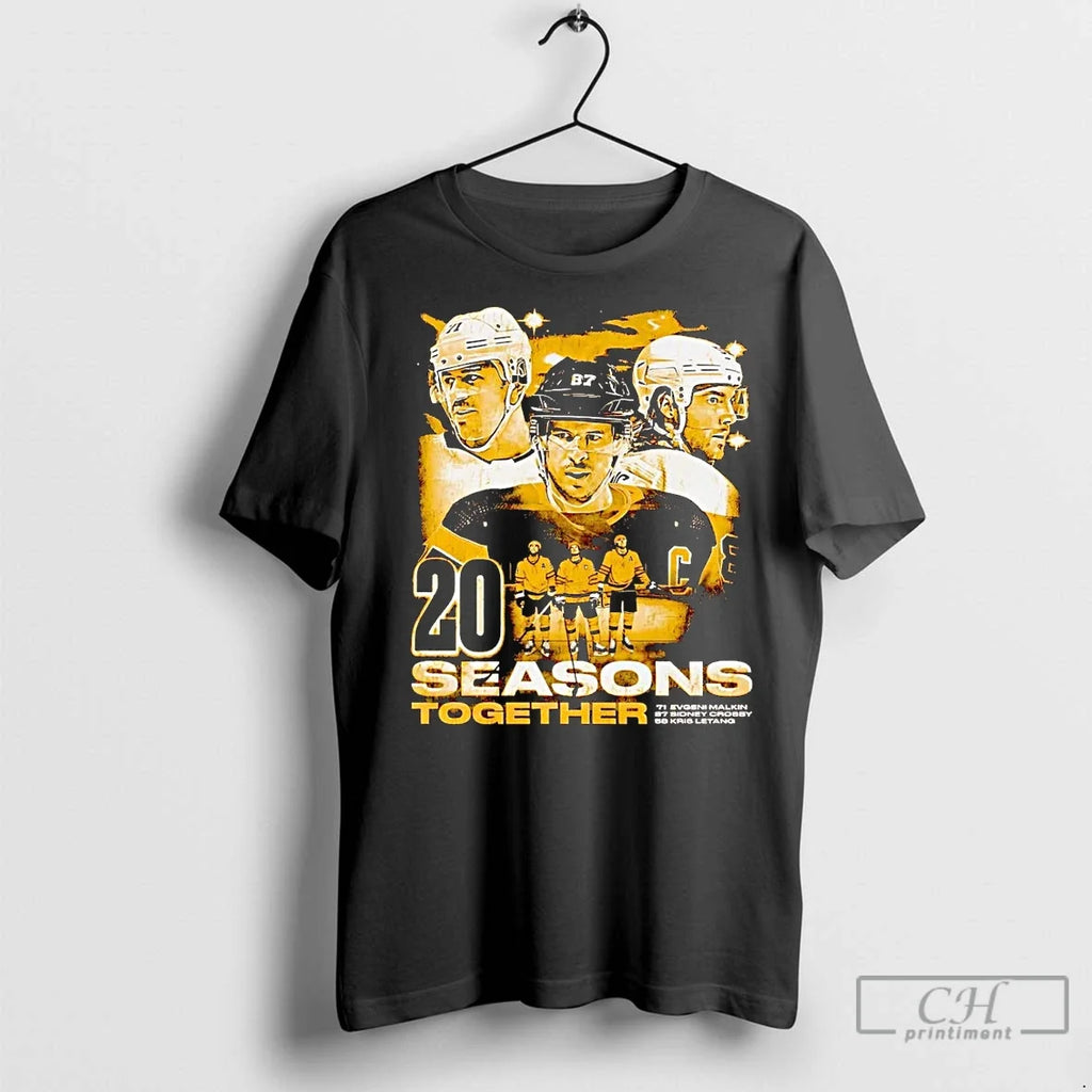 Classic Sidney Crosby Kris Letang Evgeni Malkin Pittsburgh 20 Seasons