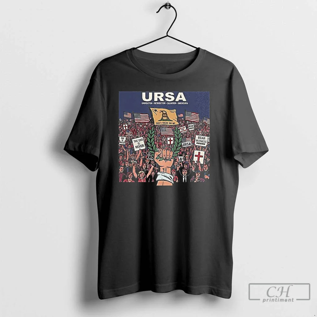 Classic Unification Retribution Salvation Americana Dont Tread On Me The End Is Never T Shirts