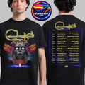 Clutch Suffer No Evil Tour 2026 Merch With Dates Back Two Sided Shirt Unisex