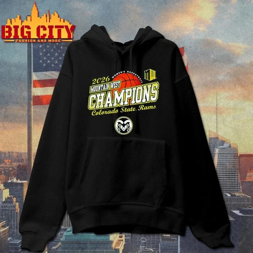 Colorado State Rams Women’s Basketball Champions 2026 Mountain West Tournament Shirt Unisex