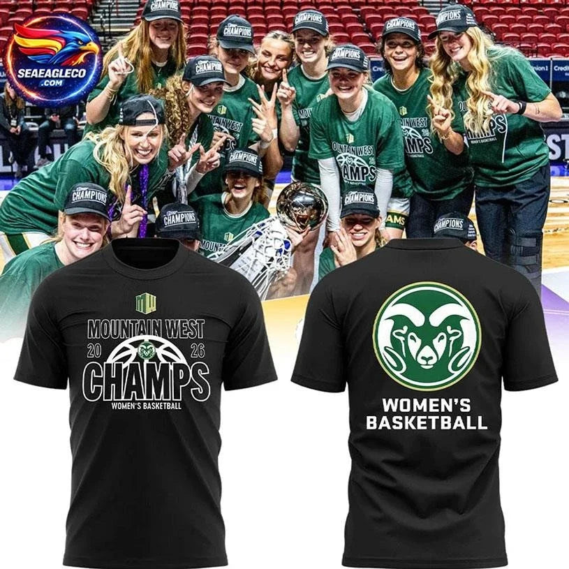 Colorado State Women’s Basketball Champions Edition Two Sided Shirt Unisex