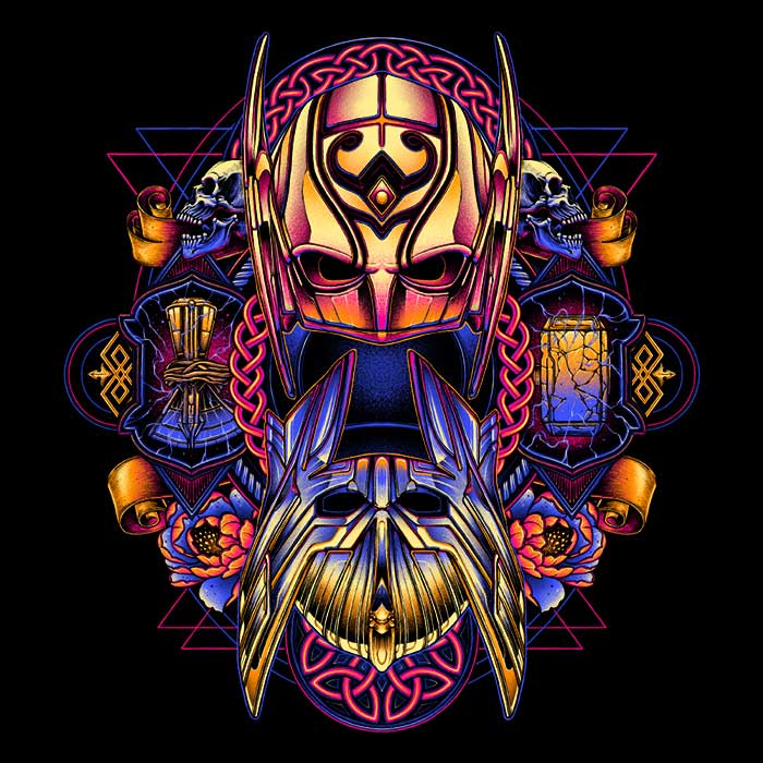 Colorful Thunder - Youth Apparel
