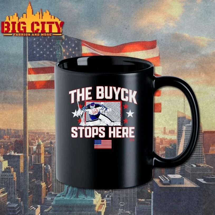 Connor Hellebuyck The Buyck Stops Here signature Unisex