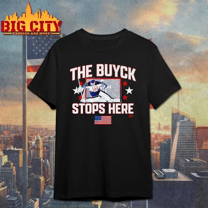 Connor Hellebuyck The Buyck Stops Here signature Unisex