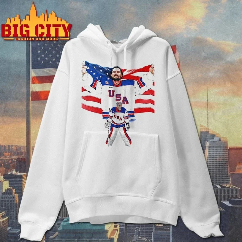 Connor Hellebuyck USA Hockey Champions 2026 Unisex