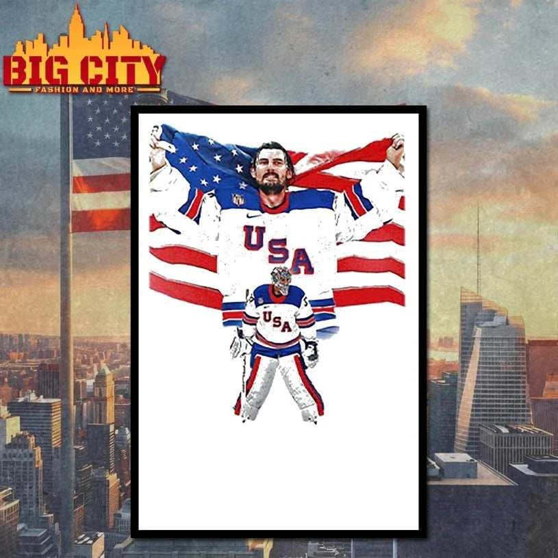 Connor Hellebuyck USA Hockey Champions 2026 Unisex
