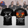 Creed Summer Of 99 Tour 2026 Big Wreck And Mammoth Two Sided Shirt Unisex