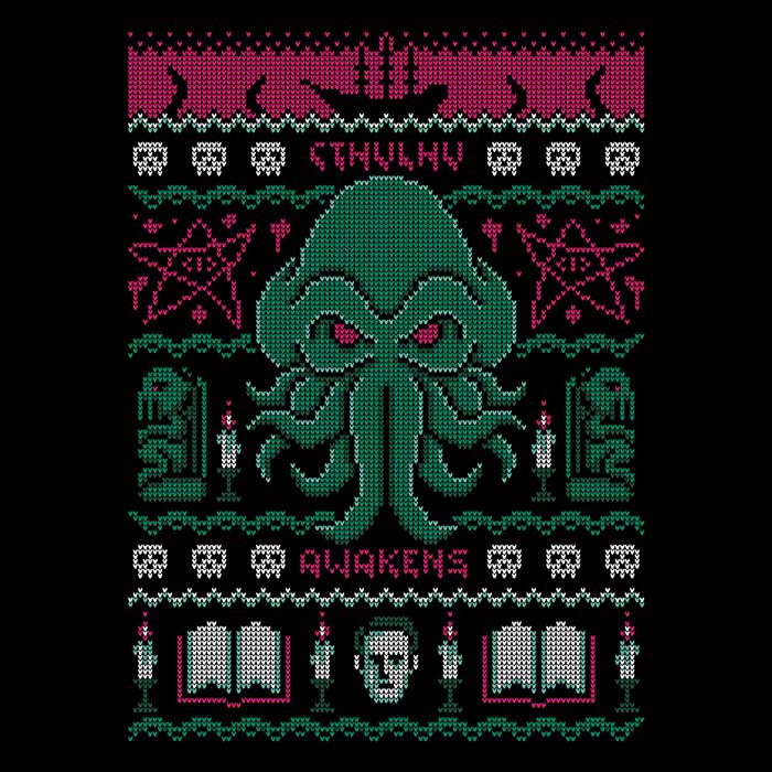 Cthulhu Awakens Sweater - Men's Apparel