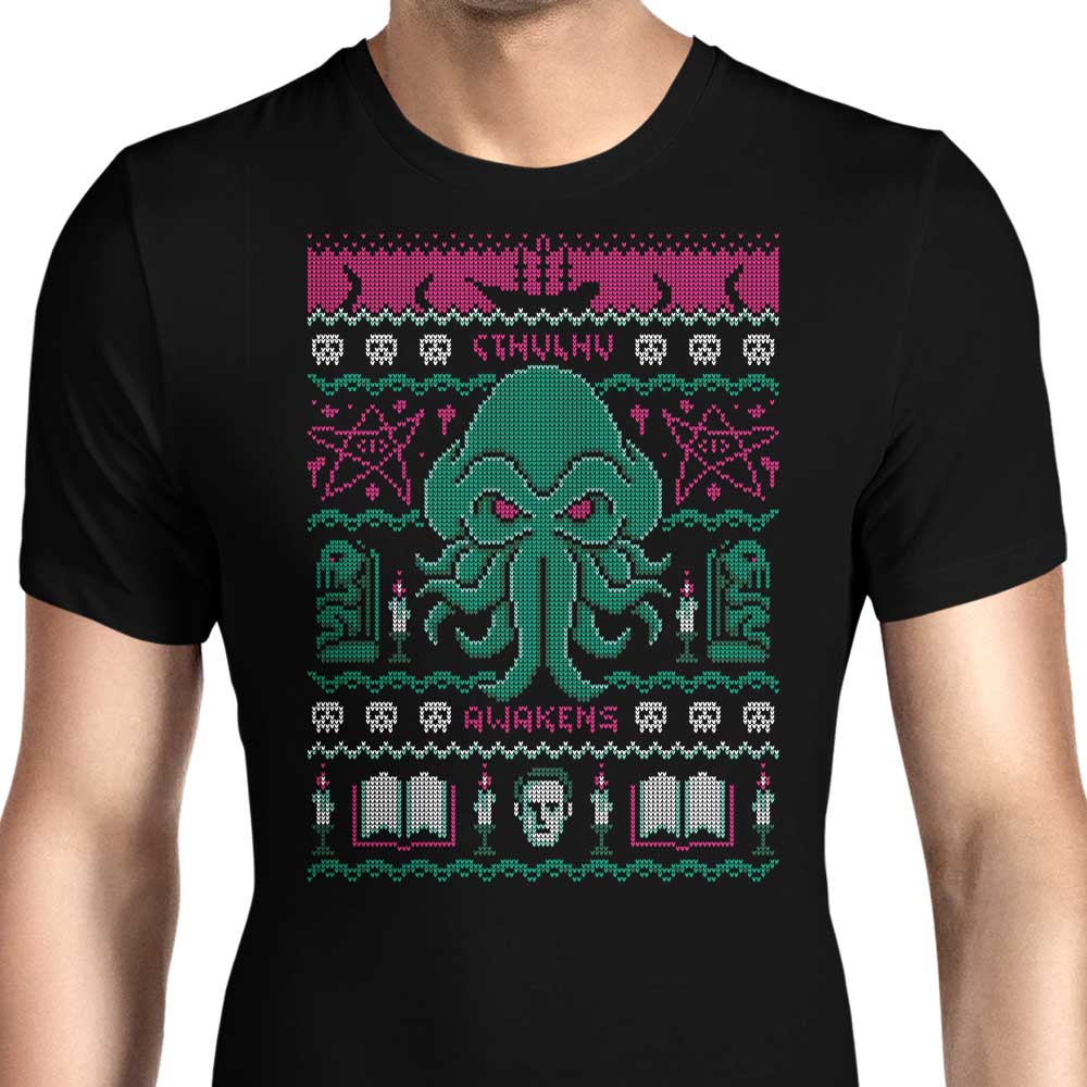 Cthulhu Awakens Sweater - Men's Apparel