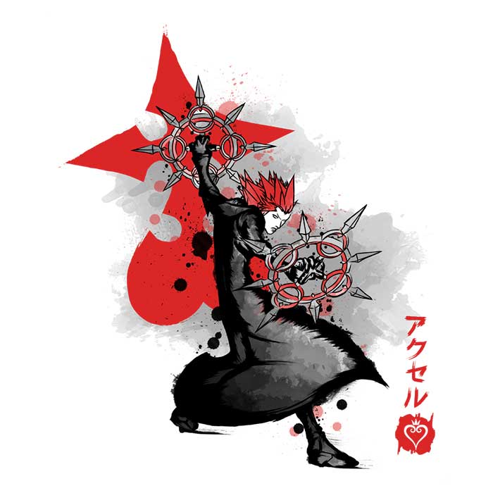 Dancing Flames Sumi-e - Ringer