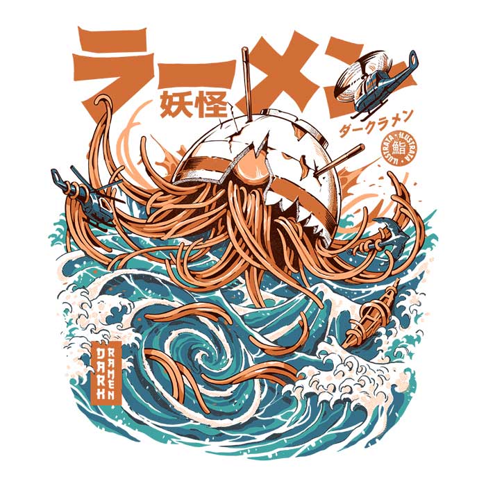 Dark Great Ramen - Long Sleeve