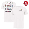 Daytona International Speedway ’47 White Daytona 500 Franklin Two Sided Shirt Unisex
