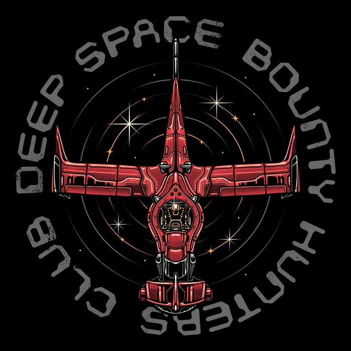 Deep Space Bounty Hunters Club - 3/4 Sleeve Raglan