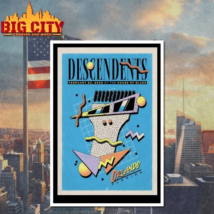 Descendents 2-23-2026 Orlando FL Poster Unisex