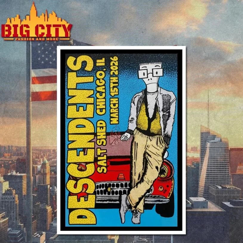 Descendents At The Salt Shed On Mar 15 2026 Poster Shirt Unisex