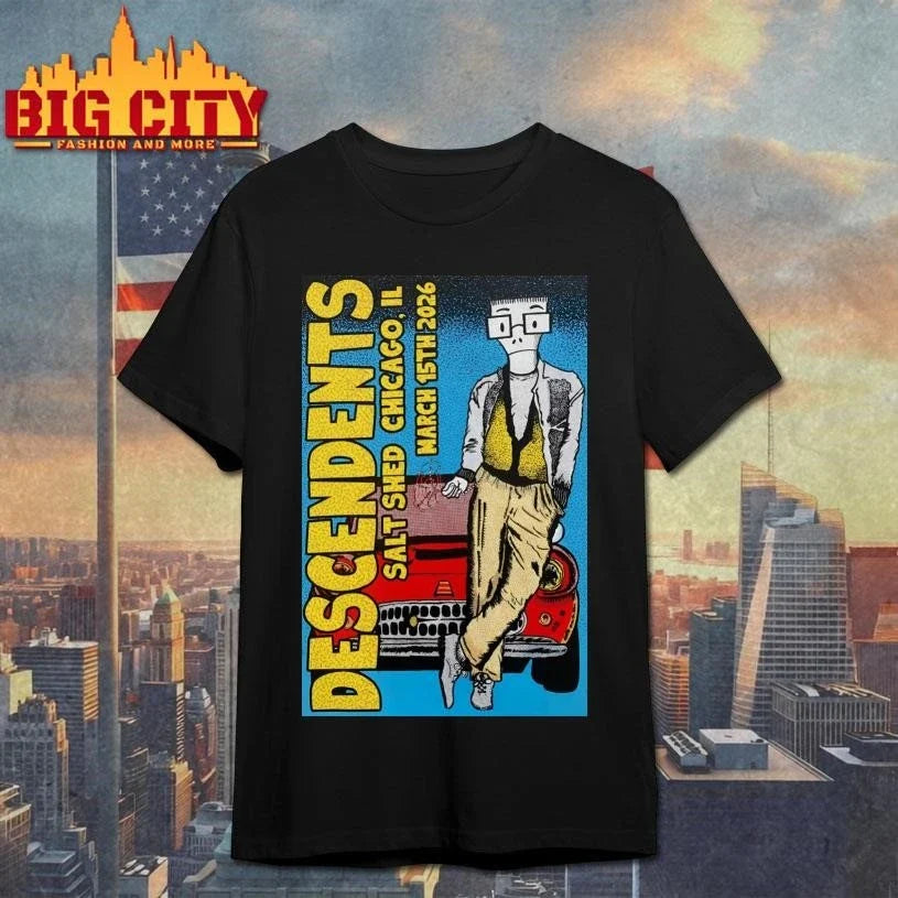 Descendents At The Salt Shed On Mar 15 2026 Poster Shirt Unisex