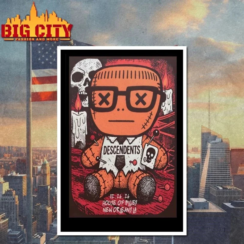 Descendents Event New Orleans LA On Feb 26 2026 Poster Unisex