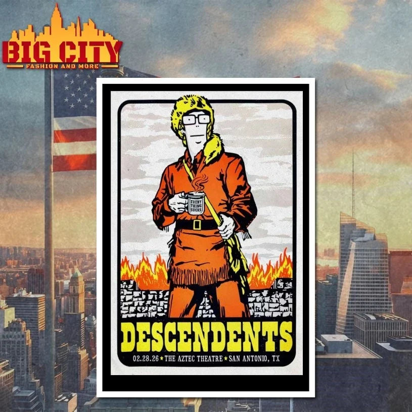 Descendents San Antonio TX 2-28-2026 Poster Unisex