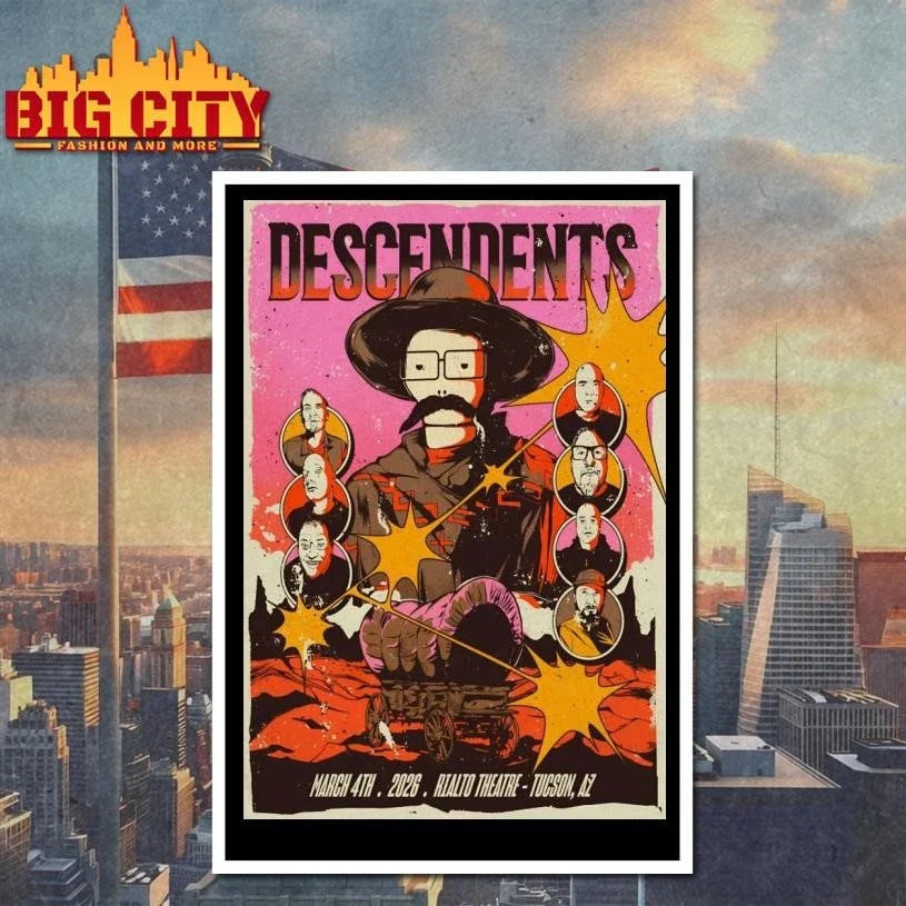 Descendents Tucson AZ March 4 2026 Poster Shirt Unisex