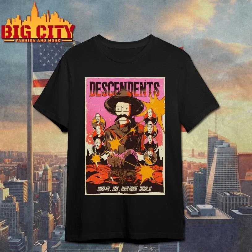 Descendents Tucson AZ March 4 2026 Poster Shirt Unisex