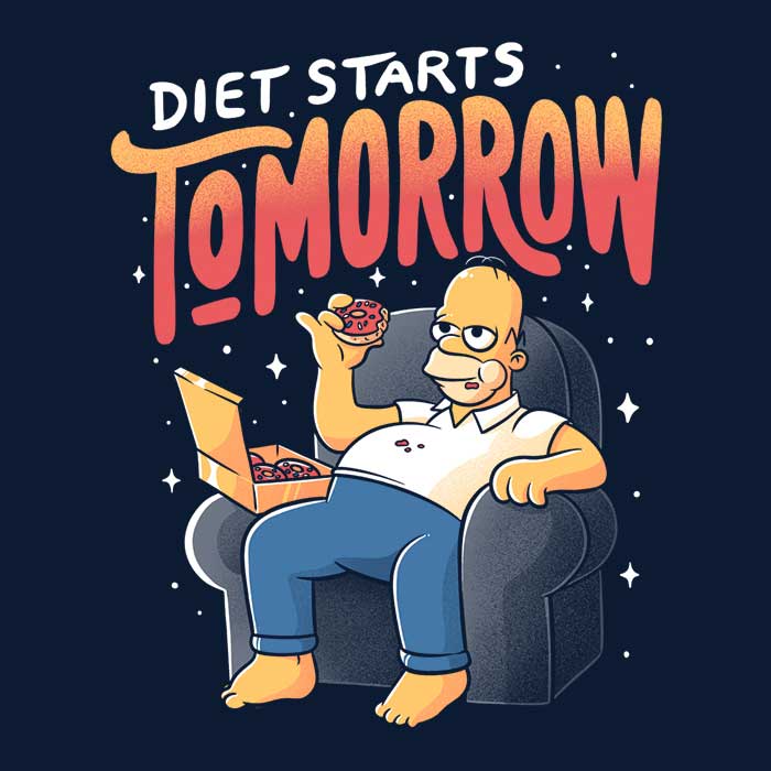Diet Starts Tomorrow - Women's Apparel