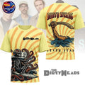 Dirty Heads Seven Seas Skeleton Surf And Octopus Two Sided Shirt Unisex
