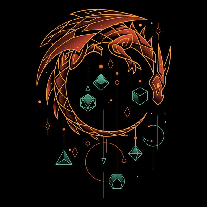 Draconic Dice Keeper - Women's Apparel