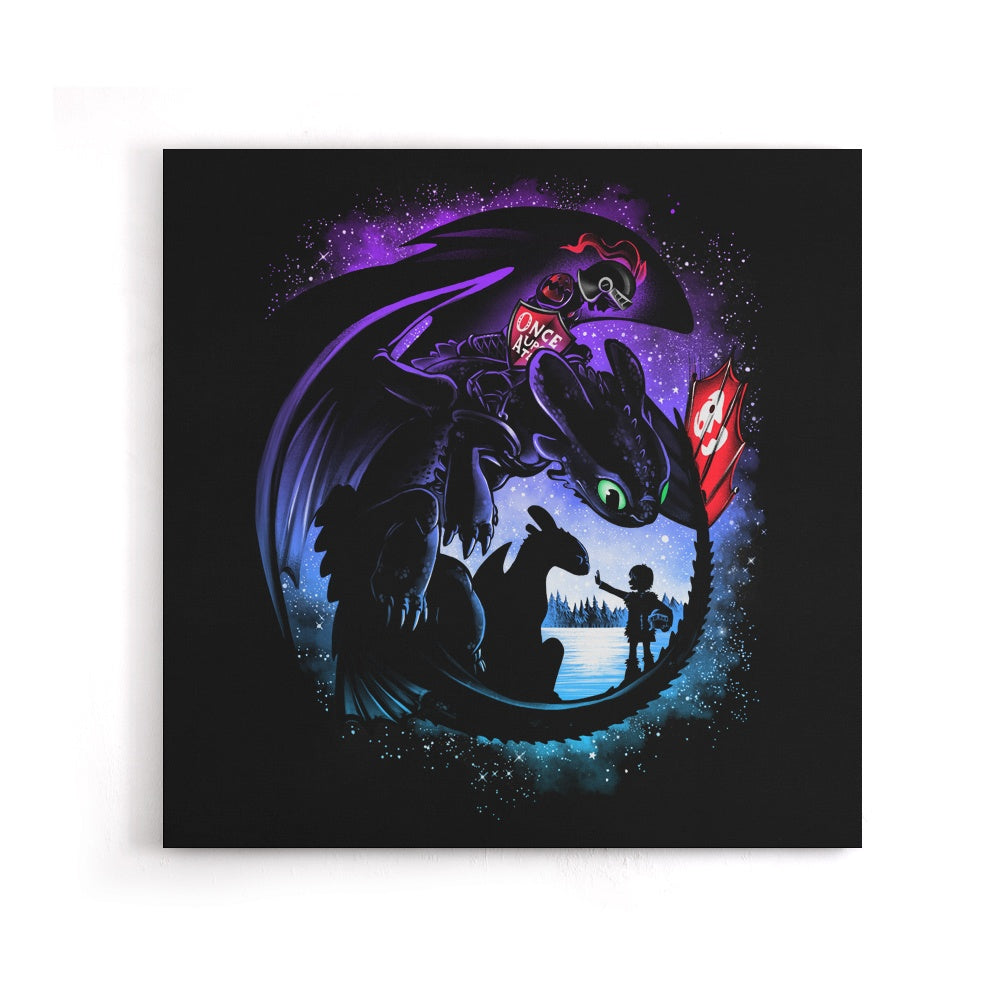 Dragons and Tees - Canvas Print