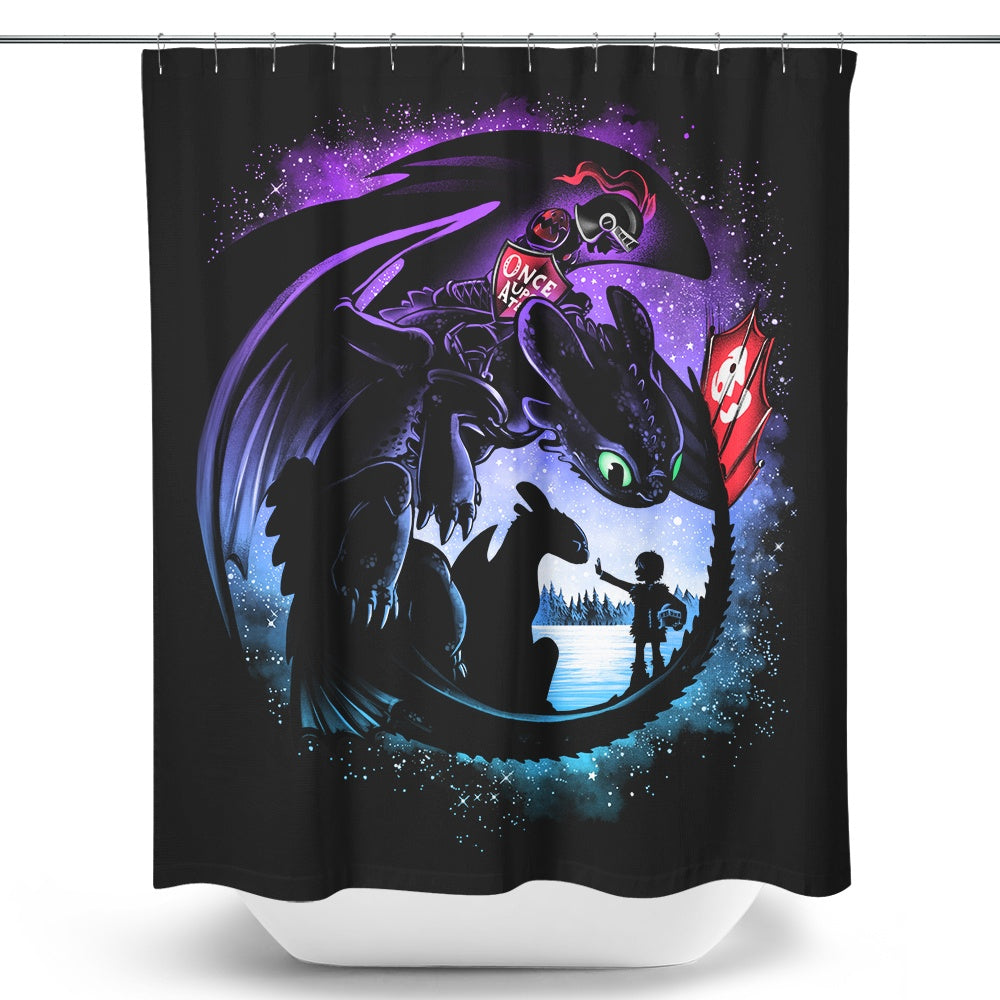 Dragons and Tees - Shower Curtain