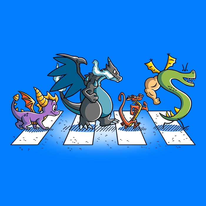 Dragons on Abbey Road - Men's Apparel