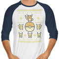 Electric Trainer Sweater - 3/4 Sleeve Raglan