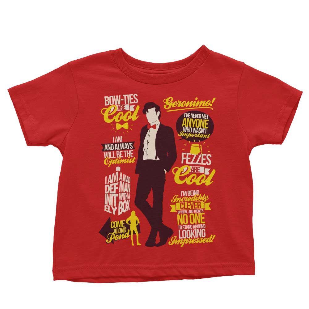 Eleventh Doctor Quotes - Youth Apparel