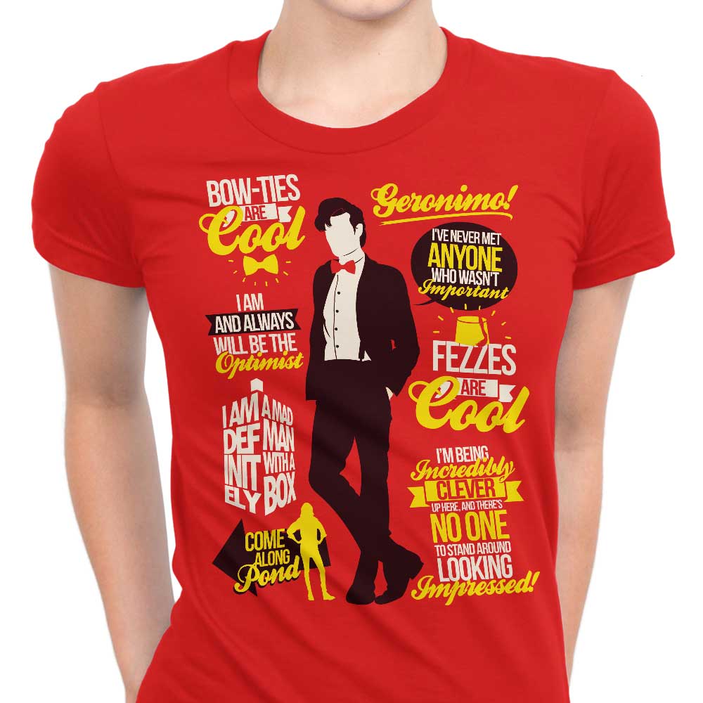 Eleventh Doctor Quotes - Women's Apparel