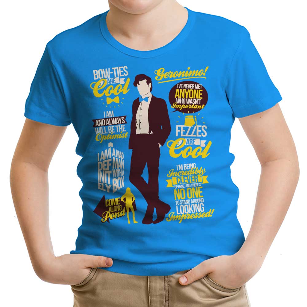 Eleventh Doctor Quotes - Youth Apparel