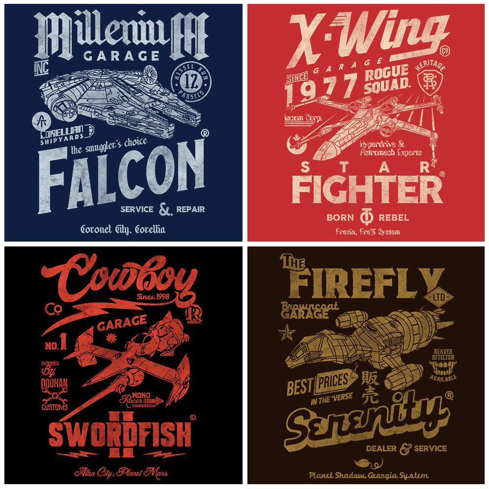 Entire Spaceship Collection - Apparel Collection