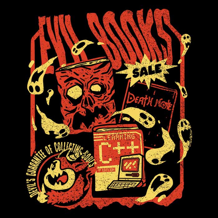 Evil Book Sale - Women's Apparel