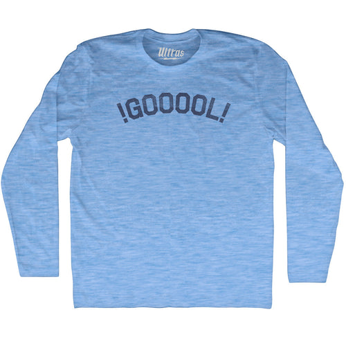!GOOOOL! Soccer Adult Tri-Blend Long Sleeve Style004