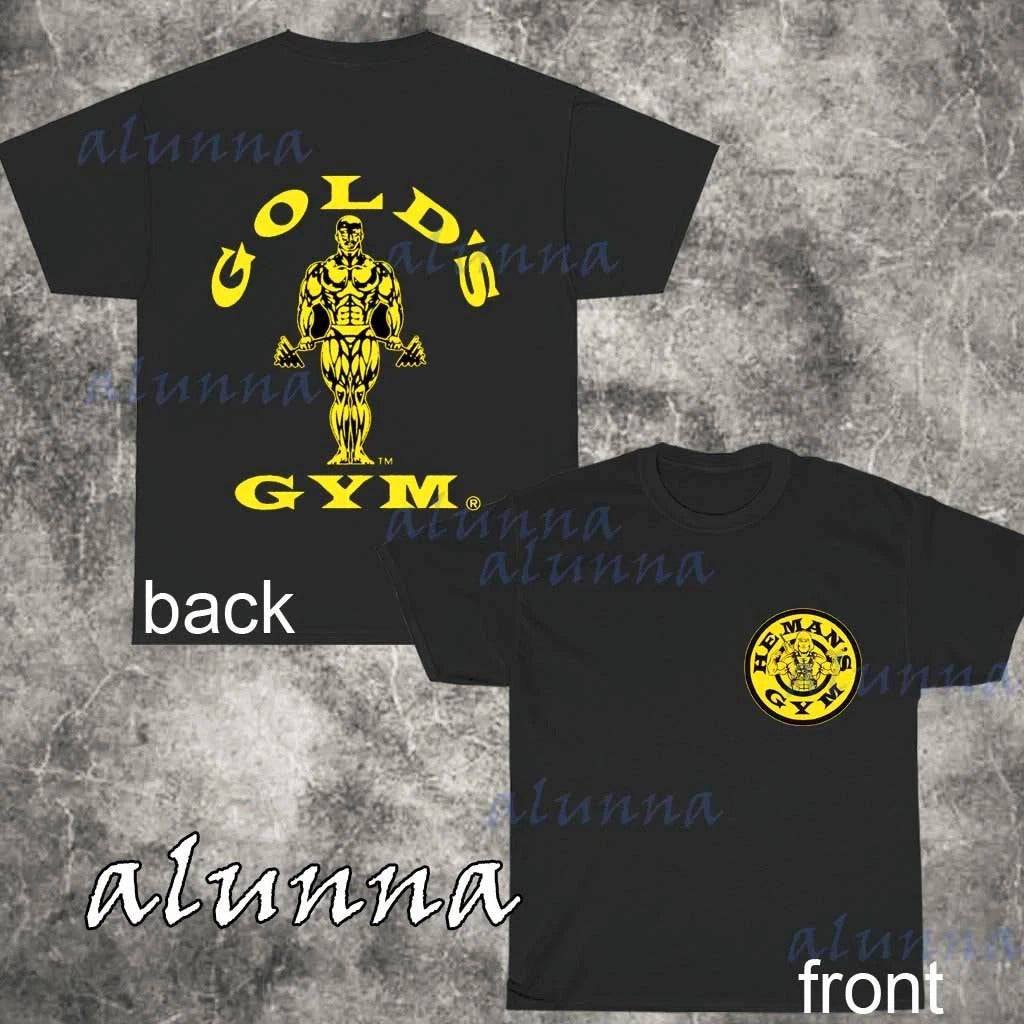 Golds Gym Logo Essential Logo American Men's Unisex Funny Size S to 5XL Unisex