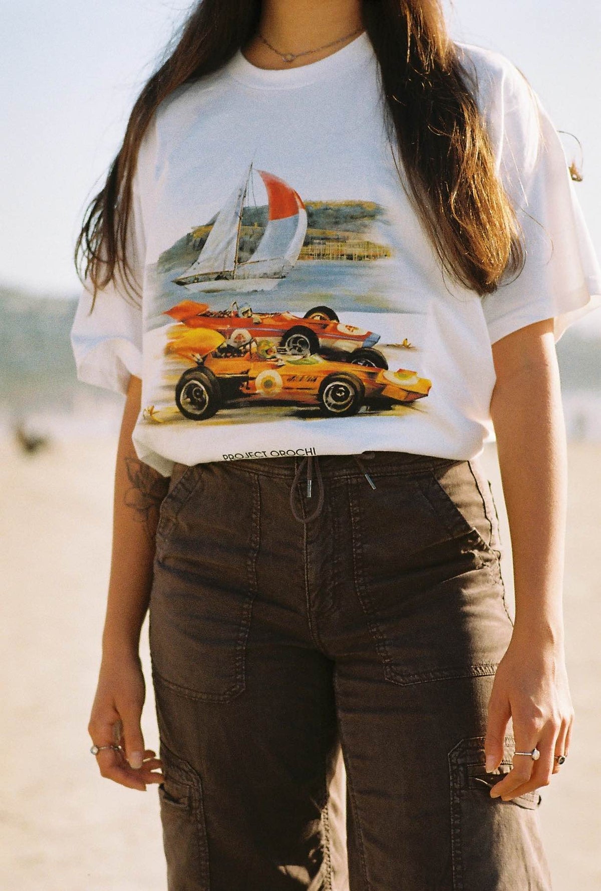 Grand Prix Tee - White