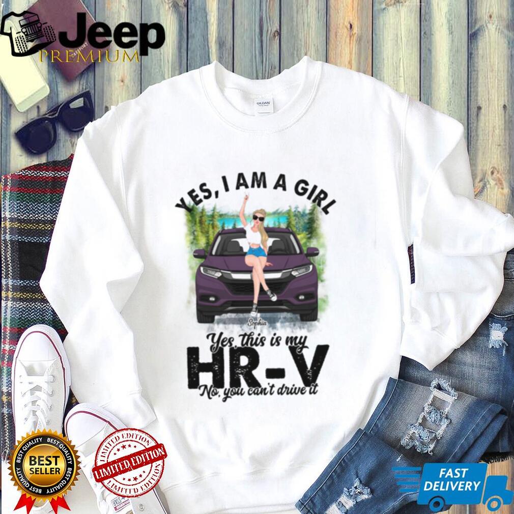 HR V Car Girl Vehicle Lover Custom Shirt