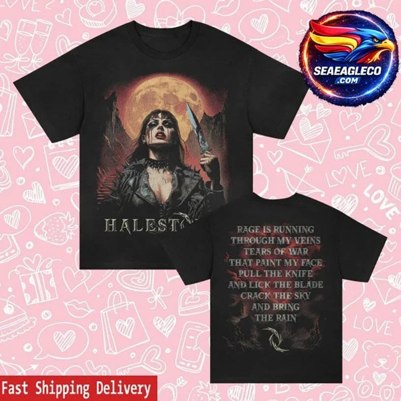 Halestorm Rocks Pull The Knife Two Sided Shirt Unisex