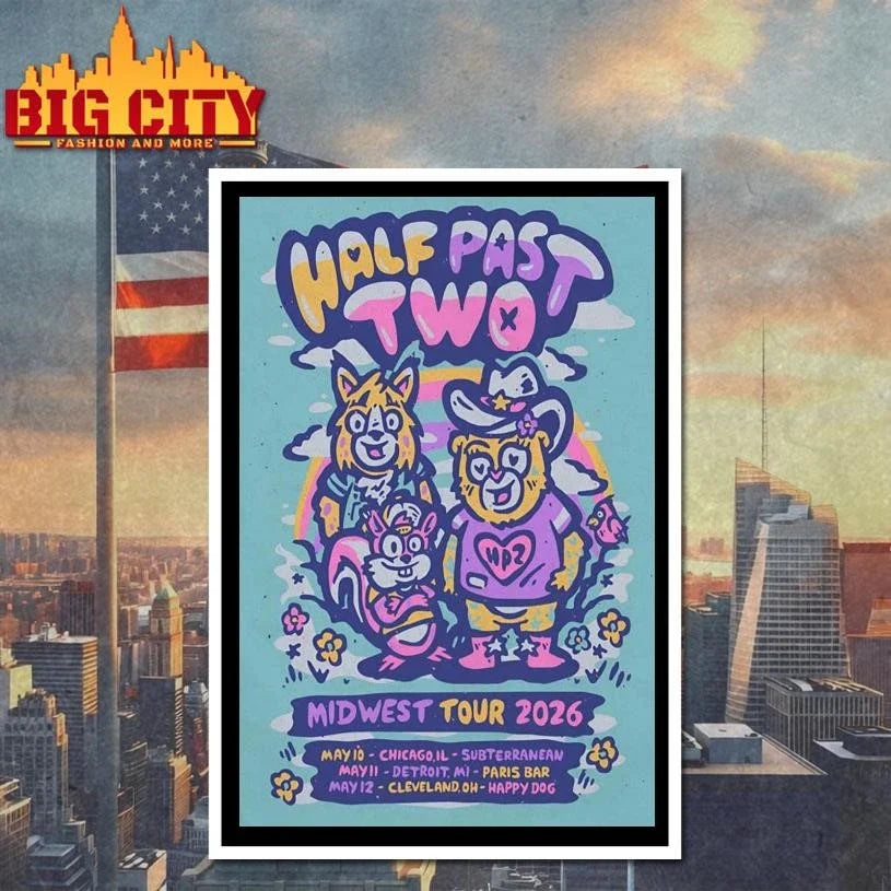 Half Past Two May 11 2026 Detroit MI Poster Shirt Unisex