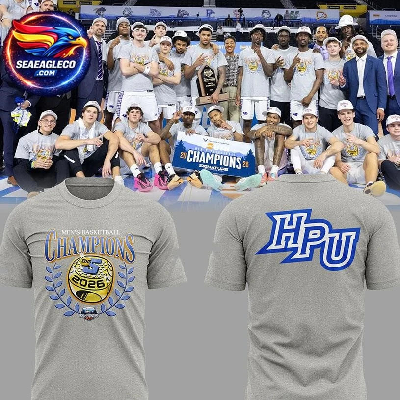 High Point Panthers 2026 Big South Tournament Champions Two Sided Shirt Unisex