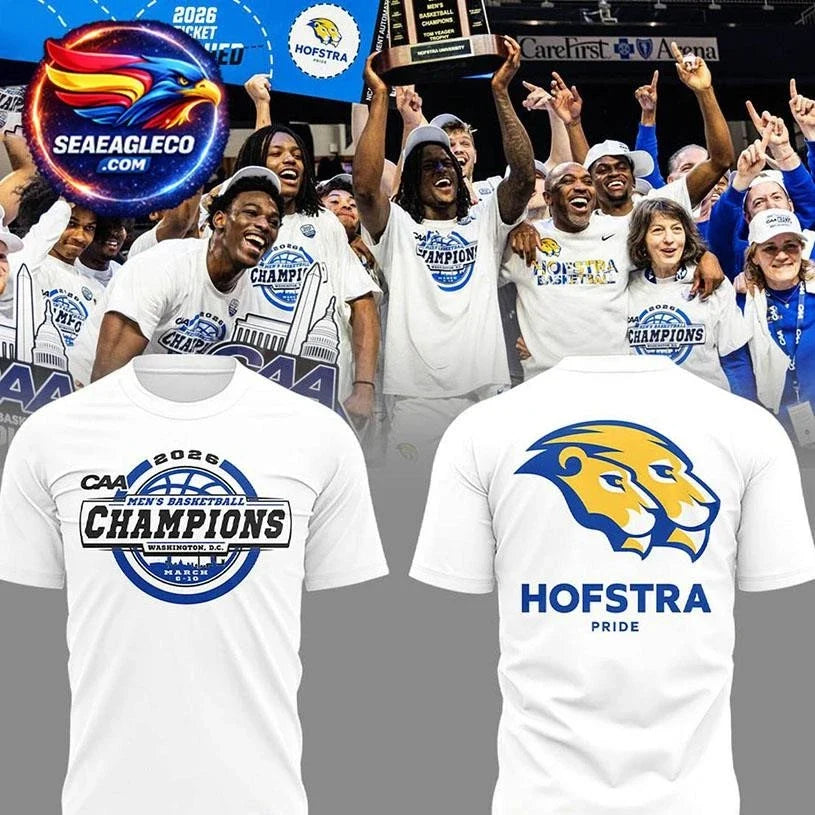 Hofstra Pride Men’s Basketball Are The Champions 2026 Two Sided Shirt Unisex