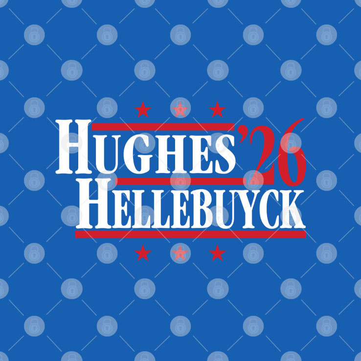 Hughes & Hellebuyck ’26 Team USA Retro Campaign T Shirt Unisex