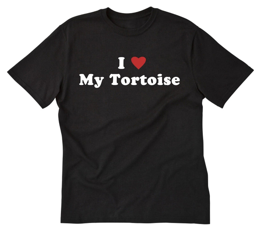 I Love My Tortoise I Heart My Tortoise Shirt Short Sleeve Tee Shirt Unisex