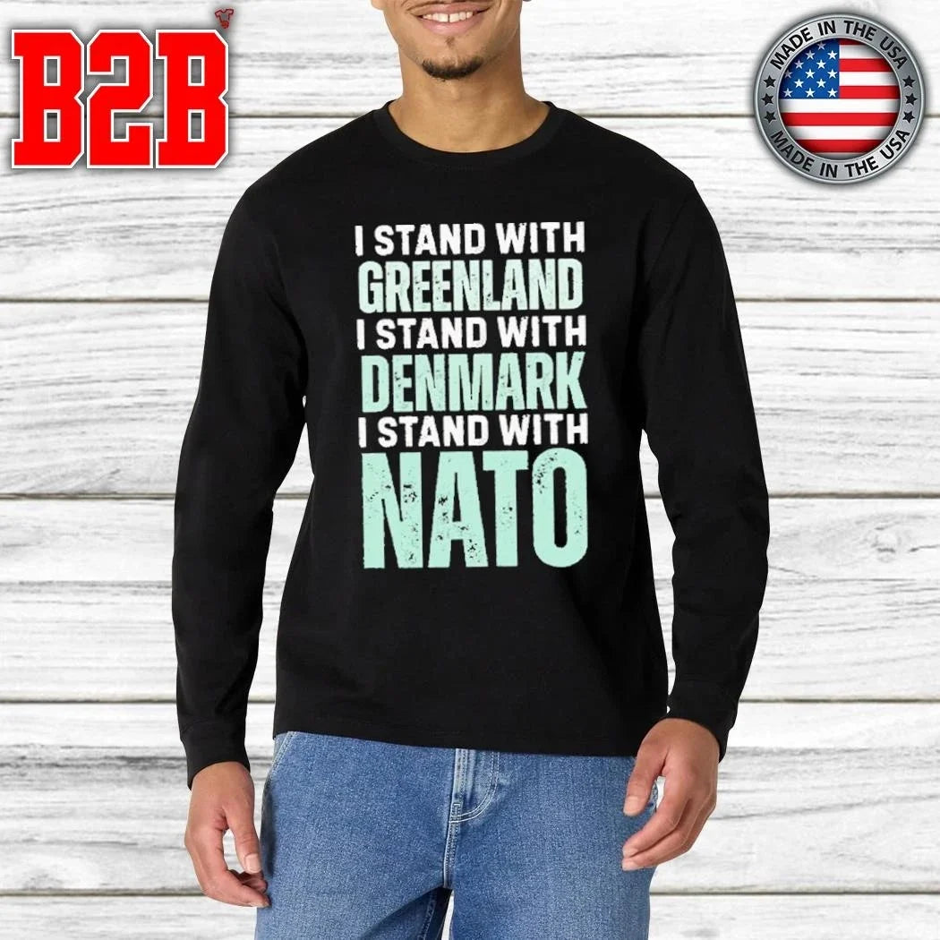 I Stand With Greenland Denmark NATO Shirt Unisex