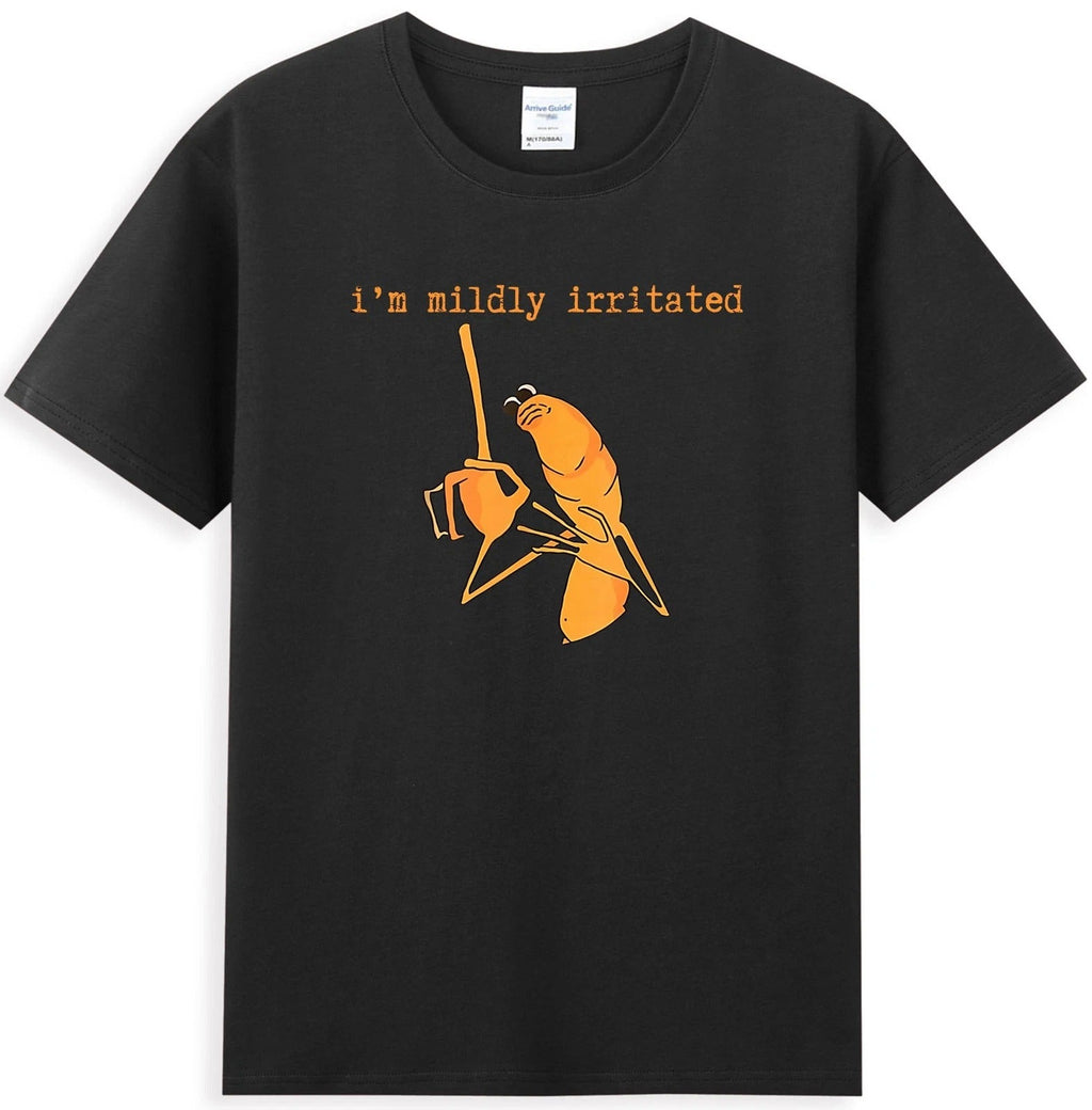 I'm Mildly Irritated Funny Marcus The Worm Meme Men's Unisex