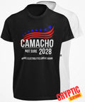 Idiocracy President Camacho 2028 Funny Election Vintage Movie Poster TEE Unisex